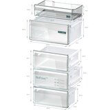 Siemens KG39N2XAG iQ300 kombinacija in hladilnika zamrzovalnika, NoFrost, crna kovina. | Shoptok.si
