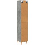  Set ormara 2 pcs Betonska siva Konstruirano drvo Slike