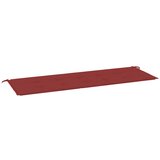 vidaXL Blazina za vrtno klop vinsko rdeča 150x50x4 cm oxford tkanina, (20656597) | Shoptok.si