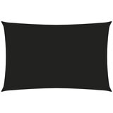 vidaXL Senčno jadro oksford blago pravokotno 5x8 m črno, (20965520) | Shoptok.si