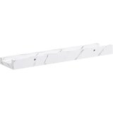  Polica na zidu s policom 2 pcs Bijeli mramor 40 x 9 x 3 cm | shoptok.hr