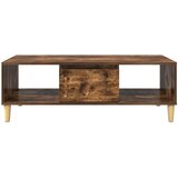  Kava Stol Dimljeni hrast 102 x 55 x 35 cm Konstruirano drvo | shoptok.hr