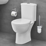 Grohe 39347000 Bau Ceramic talna WC školjka monoblok (stenski izliv) z WC desko s počasnim zapiranjem | Shoptok.si