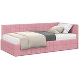  Kutni krevetni okvir s madracem 2 kom. Ružičasta 100 x 200 cm | shoptok.hr