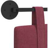  Držeće uzglavlje Zidne Vinska crvena 130 x 55 x 5 cm tkanina - boja crnog vina 120 cm bez LED svjetla | shoptok.hr