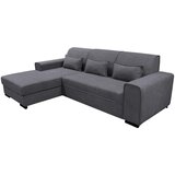 MID.YOU KOTNA SEDEŽNA GARNITURA, struktura, bouclé temno siva | Shoptok.si
