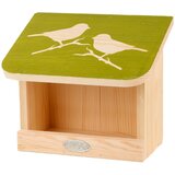 Esschert Design Ptičja krmilnica Esschert Best for Birds (15,4 x 23 x 21,1 cm, natur in zelena, les) Cene