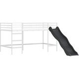  Okvir Krevet za Dječji Loft Bijela i roza 80 x 200 cm Metal | shoptok.hr