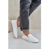 PS1 Slip-on eco leather women's sneakers with inscription light beige Zalinne | shoptok.hr