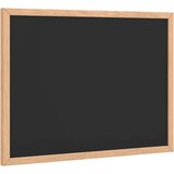 vidaXL Kredna tabla z okvirjem iz masivnega borovega lesa črna 40x30cm, (22067502) | Shoptok.si