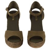 La Valeta Sandali & Odprti čevlji Charlene peep toe Zelena | Shoptok.si