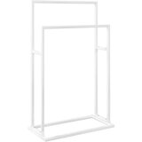  Samostojeći stalak za ručnike bijeli 48 x 24 x 78 5 cm željezni | shoptok.hr