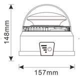  led upozoravajući majak LED/12-24V IP65 + daljinsko upravljanje | Eponuda.com