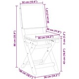  Zunanje bistro stolice 4 pcs Kremno bela 38 x 46 x 85 cm, (5000272943) | Shoptok.si