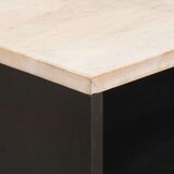  Nočna omarica s predalom Bela 50 x 33 x 60 cm Masiven les manga, (5000107163) | Shoptok.si