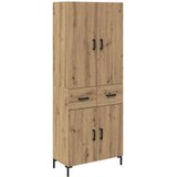  Highboard Umjetnički hrast 69,5 x 34 x 180 cm Konstruirano drvo Slike