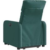  Naslonjač na podizanje od tkanine tamnozeleni | shoptok.hr