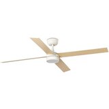 Faro 34355WT1S - LED ventilator s prigušiva RUDDER L 18W/230V CCT prečnik 132 cm bež/bela WT + daljinski upravljač | Eponuda.com