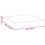 Jastuk za palete prošarani bež 60x60x9,5 cm od tkanine | shoptok.hr