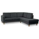 Scandic Antracitno siva kotna sedežna garnitura (desni kot) Focus – | Shoptok.si