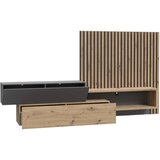 Hom`in DNEVNI REGAL, siva, hrast artisan | Shoptok.si