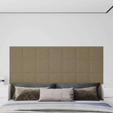  Zidne ploče od umjetne kože 12 kom cappuccino 30x30 cm 1 08 m² | shoptok.hr