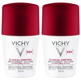 Vichy Roll On Clinical Control 96h, 50 ml, 2 komada Cene
