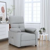  Masažna fotelja od tkanine svjetlosiva | shoptok.hr