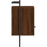  Noćni ormarići zidni 2 kom boja hrasta 40 x 30 x 61 cm drveni Smeđa | Shoptok.si