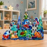 Magnetic Construction Blocks Sea Animals Ocean 40 pcs. | shoptok.hr