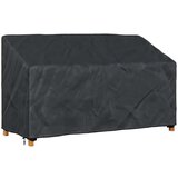 vidaXL Pokrivač za vrtnu klupu Crna 165 x 70 x 65 / 94 cm 210D tkanina | shoptok.hr