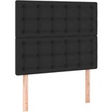  Za krevet s uzglavljem crni 80 x 200 cm od umjetne kože | shoptok.hr