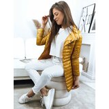DStreet Lady's double-sided quilted coat KATIE yellow Cene