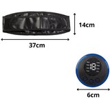 EMS aku. fitnes vibracijski masažni vadbeni pas za hujšanje USB | Shoptok.si