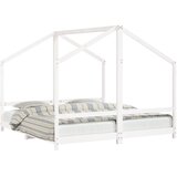  Okvir za dječji krevet bijeli 2x(90x190) cm masivna borovina | shoptok.hr