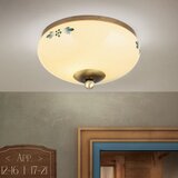Orion plafonsko svetlo landhaus 1xE27/60W/230V prečnik 21 cm bronza/bež/plava | Eponuda.com