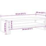  Stalak za monitor boja hrasta 54x22x15 cm konstruirano drvo | shoptok.hr