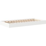  Krevet s policama bijeli 90x200 cm od inženjerskog drva | shoptok.hr