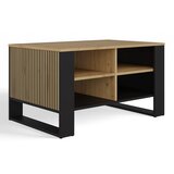 Shumee Moderna klubska mizica 4P SLIM, ČRNI ARTISAN HRAST, (21560479) Cene