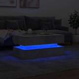  Stolić za kavu s LED svjetlima siva boja betona 90 x 50 x 40 cm | shoptok.hr