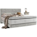 Esposa postelja boxspring 140 cm x 200 cm , tekstil svetlo siva Cene