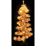  Spiralno božićno drvce sa stalkom LED bijelo 150 cm PVC | shoptok.hr