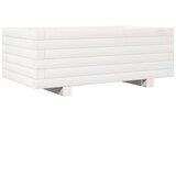  Vrtna sadilica bijela 70 x 40 x 26,5 cm od masivne borovine | Eponuda.com