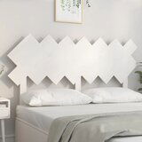 Maison Chic posteljno vzglavje - vzglavna omarica - nočna omarica belo 151,5x3x81 cm trdna borovina, (21706050) | Shoptok.si