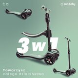 Sun Baby romobil za ravnotežu na 3 kotača 3u1 zeleni | shoptok.hr