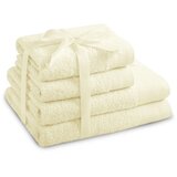 AmeliaHome Kremno beli frotirni bombažni komplet brisač 10 ks Amari – Cene