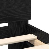  Krevetna konstrukcija Crni hrast Konstruirano drvo | shoptok.hr