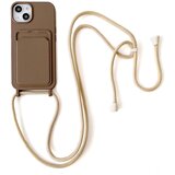 INORCO Zaščitna torbica za iPhone 14 Case Tekoči silikonski ovitek za telefon proti padcu z režo za kartice, trak, (22033666) | Shoptok.si