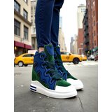 Resti High sports shoes for women with hidden wedge Oblaffi | Shoptok.si