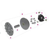  Komplet varijatora 157M.10.110 za skuter Motovene New Adviser | Eponuda.com